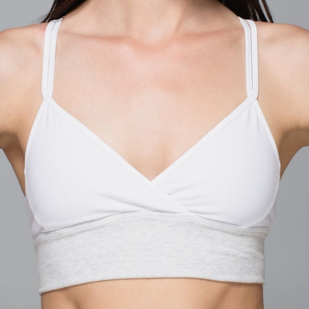 Lululemon Superb Sports Bra White Size 6